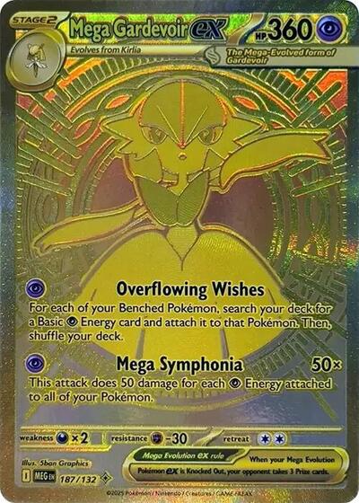 Mega Gardevoir ex - 187/132 (Mega Hyper Rare) [MEG-187-MHR]