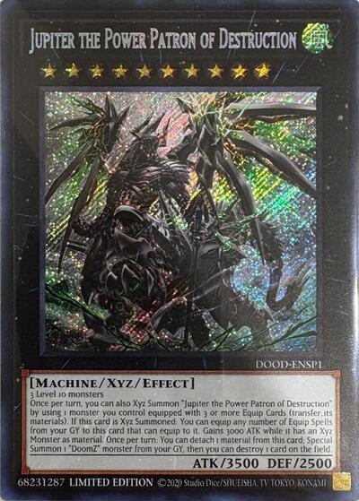 Jupiter the Power Patron of Destruction (Ultra Rare) [DOOD-ENSP1-UR]