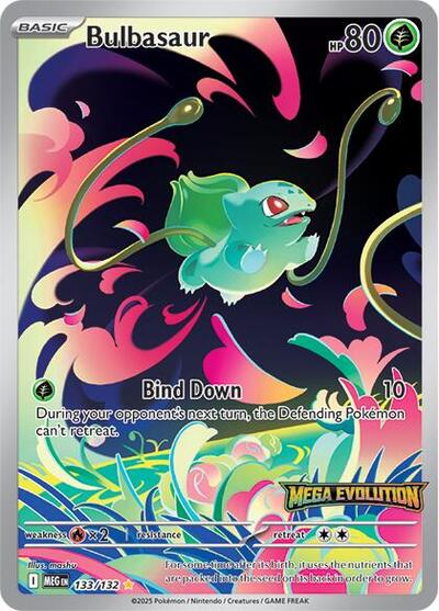 Bulbasaur - 133/132 (Illustration Rare) [MEG-133-IR]