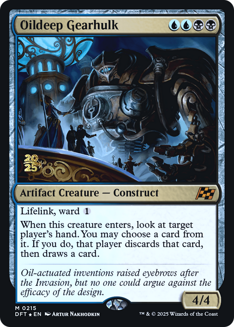 Oildeep Gearhulk - Prerelease Promo [PDFT-215s]