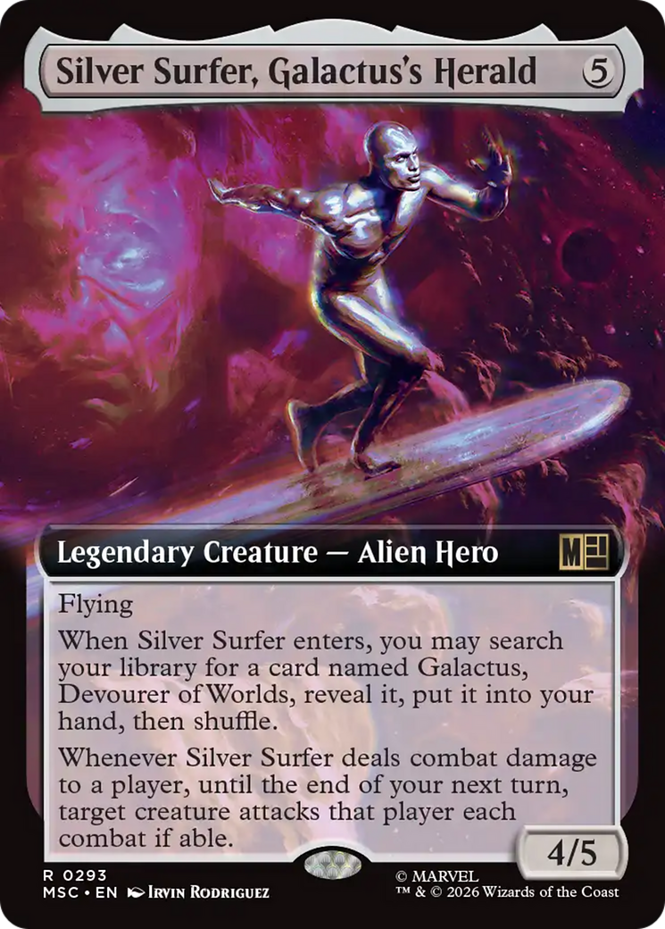 Silver Surfer, Galactus's Herald - Extended Art [MSC-293]