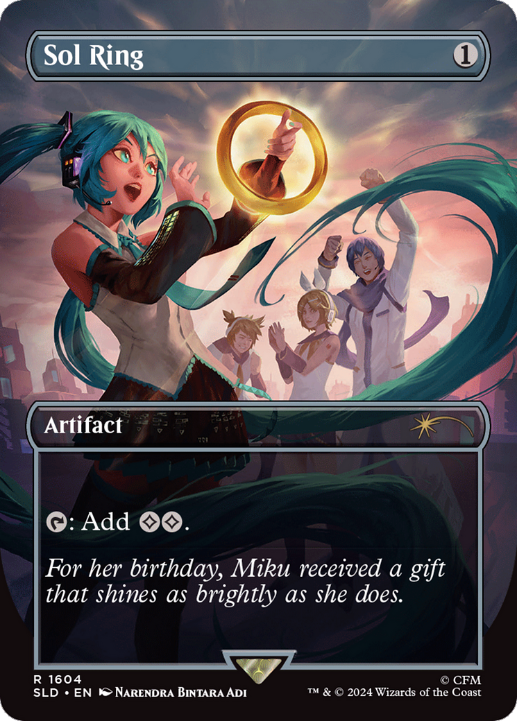 Sol Ring - Borderless - Full Art [SLD-1604]