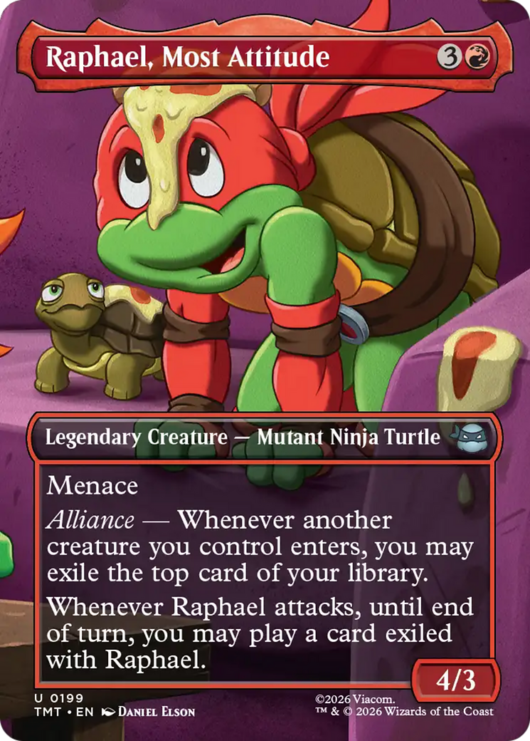 Raphael, Most Attitude - Borderless - Full Art [TMT-199]