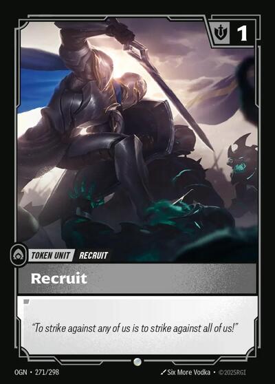 Recruit  // Buff (Common) [OGN-271-C]