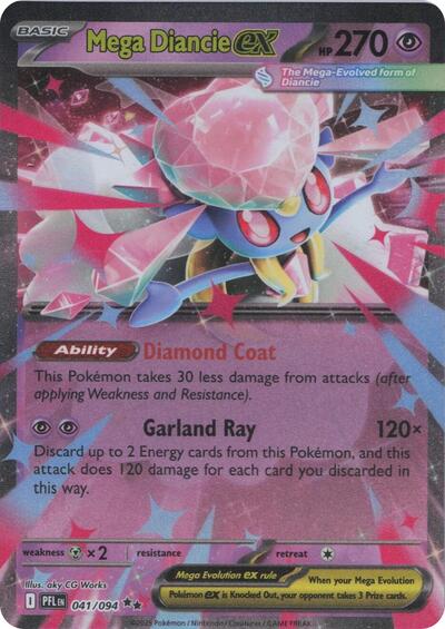 Mega Diancie ex - 041/094 (Double Rare) [PFL-041-DR]