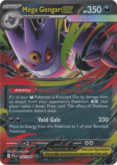 Mega Gengar ex - 056/094 (Double Rare) [PFL-056-DR]