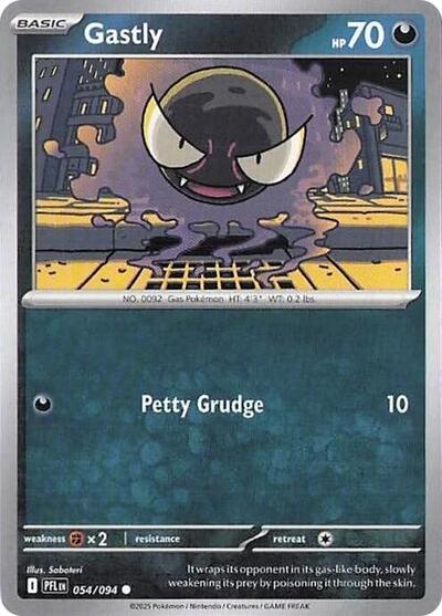 Gastly - 054/094 (Common) [PFL-054-C]