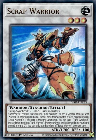 Scrap Warrior (Ultra Rare) [L5DD-ENY33-UR]