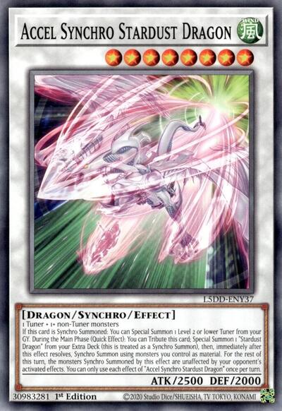 Accel Synchro Stardust Dragon (Common) [L5DD-ENY37-C]