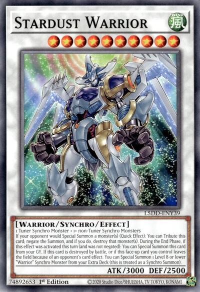Stardust Warrior (Common) [L5DD-ENY39-C]