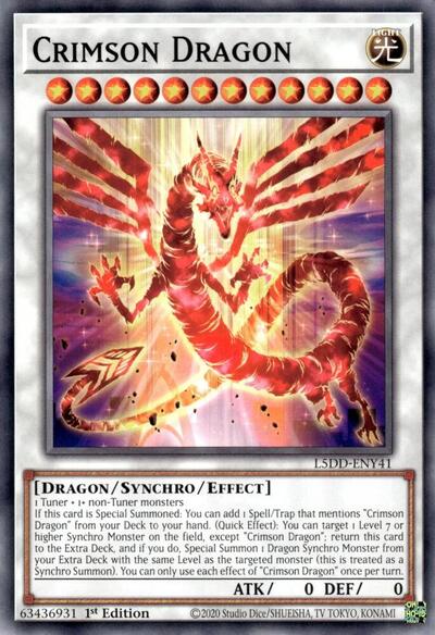 Crimson Dragon (Common) [L5DD-ENY41-C]