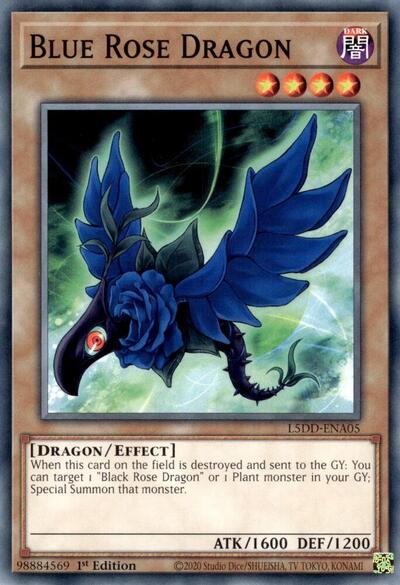 Blue Rose Dragon (Common) [L5DD-ENA05-C]