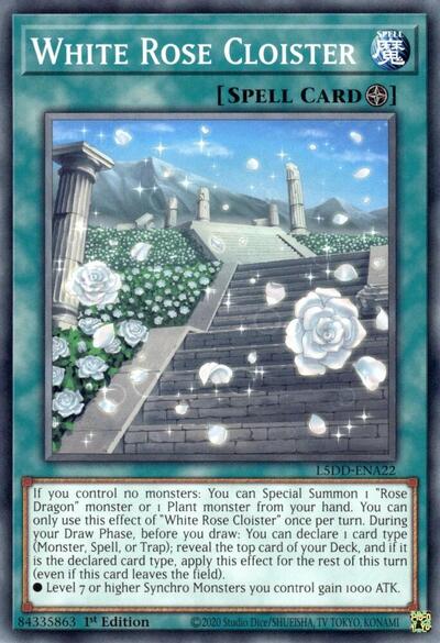 White Rose Cloister (Common) [L5DD-ENA22-C]