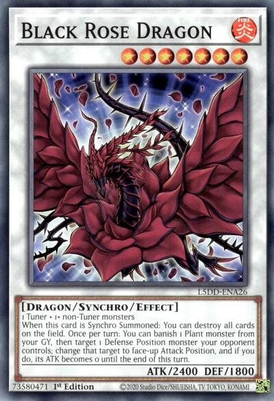 Black Rose Dragon (Common) [L5DD-ENA26-C]