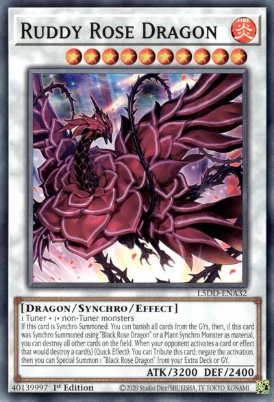 Ruddy Rose Dragon (Common) [L5DD-ENA32-C]