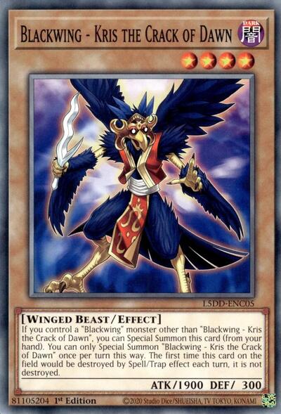 Blackwing - Kris the Crack of Dawn (Common) [L5DD-ENC05-C]