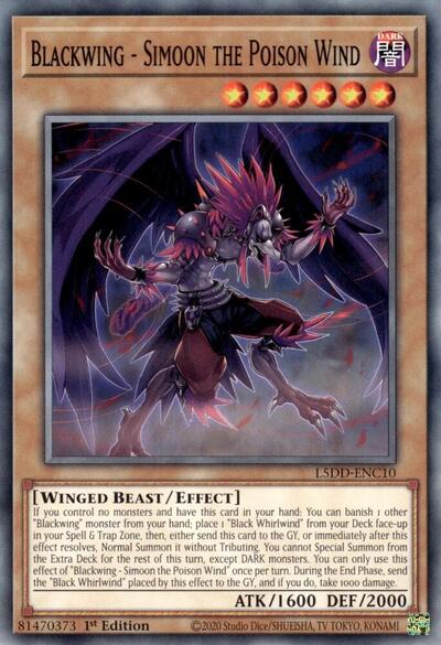 Blackwing - Simoon the Poison Wind (Common) [L5DD-ENC10-C]