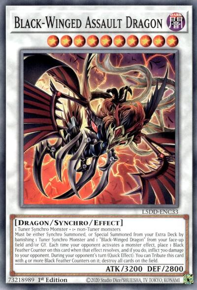Black-Winged Assault Dragon (Common) [L5DD-ENC33-C]