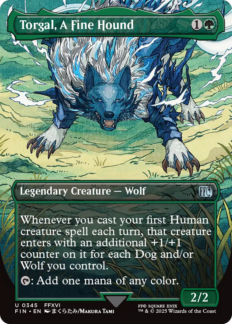 Torgal, A Fine Hound - Borderless - Full Art [FIN-345]