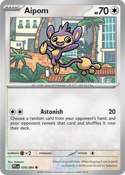 Aipom - 078/094 (Common) [PFL-078-C]