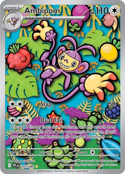 Ambipom - 107/094 (Illustration Rare) [PFL-107-IR]