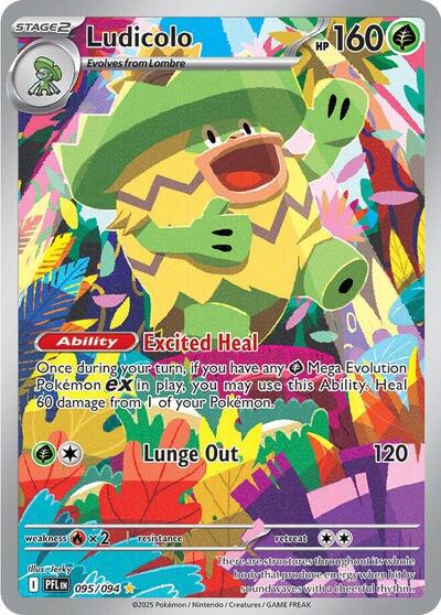 Ludicolo - 095/094 (Illustration Rare) [PFL-095-IR]