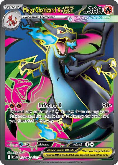 Mega Charizard X ex - 109/094 (Ultra Rare) [PFL-109-UR]