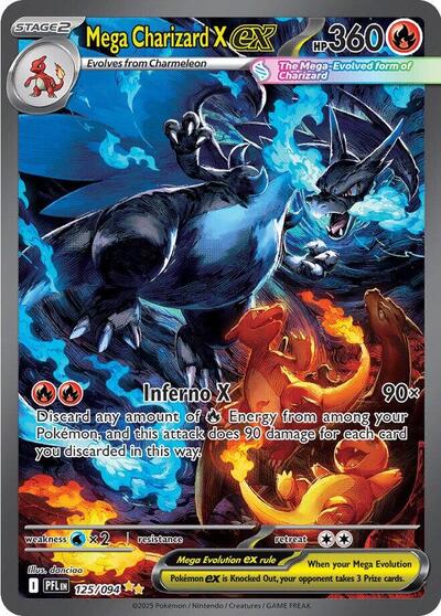 Mega Charizard X ex - 125/094 (Special Illustration Rare) [PFL-125-SIR]