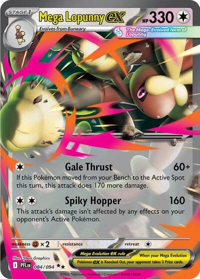 Mega Lopunny ex - 084/094 (Double Rare) [PFL-084-DR]