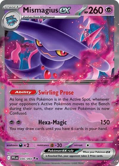 Mismagius ex - 036/094 (Double Rare) [PFL-036-DR]
