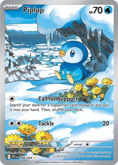 Piplup - 098/094 (Illustration Rare) [PFL-098-IR]
