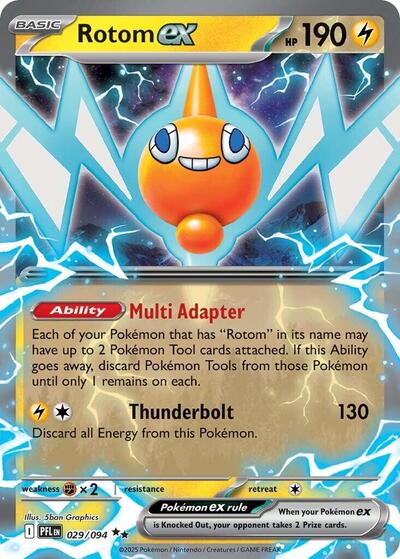 Rotom ex - 029/094 (Double Rare) [PFL-029-DR]