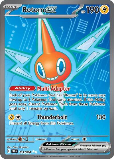 Rotom ex - 111/094 (Ultra Rare) [PFL-111-UR]