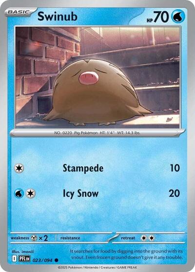 Swinub - 023/094 (Common) [PFL-023-C]