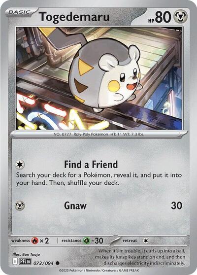 Togedemaru - 073/094 (Common) [PFL-073-C]