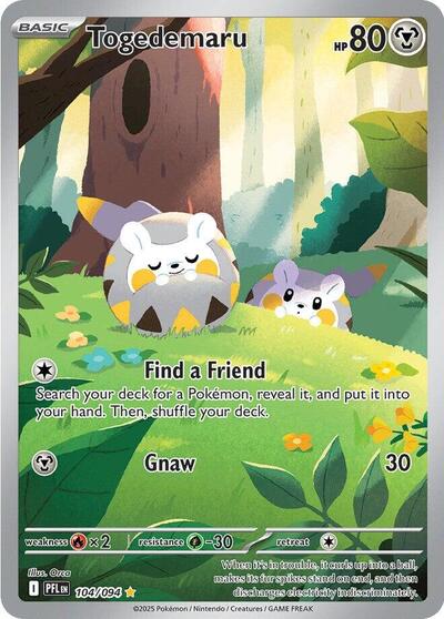 Togedemaru - 104/094 (Illustration Rare) [PFL-104-IR]