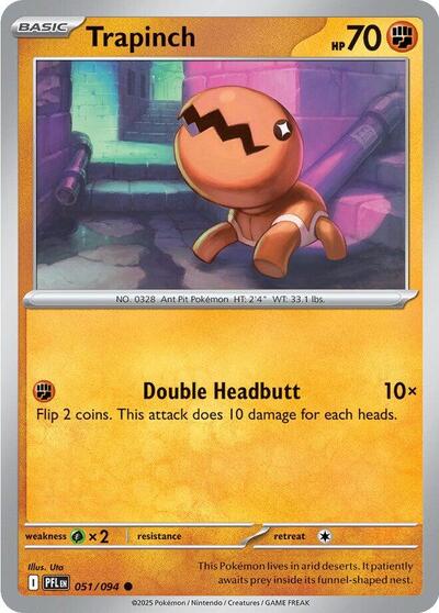 Trapinch - 051/094 (Common) [PFL-051-C]