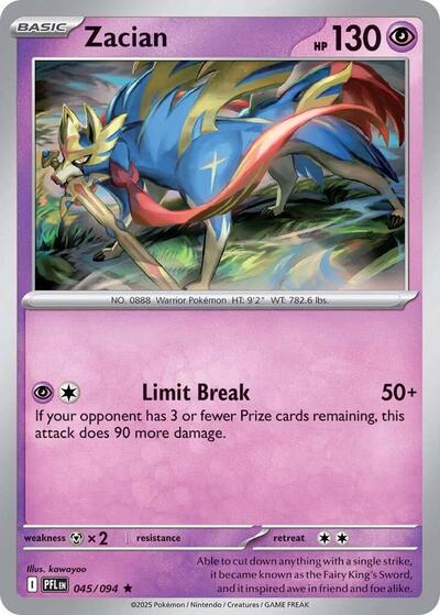 Zacian - 045/094 (Rare) [PFL-045-R]