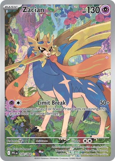 Zacian - 100/094 (Illustration Rare) [PFL-100-IR]