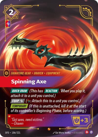 Spinning Axe (Epic) [SFD-186-E]