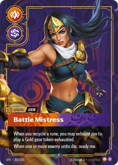 Sivir - Battle Mistress (Rare) [SFD-203-R]