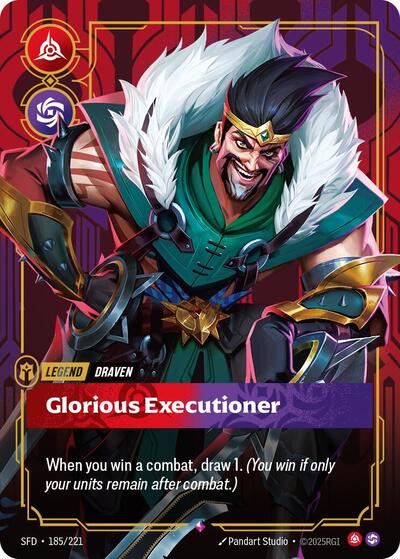 Draven - Glorious Executioner (Rare) [SFD-185-R]