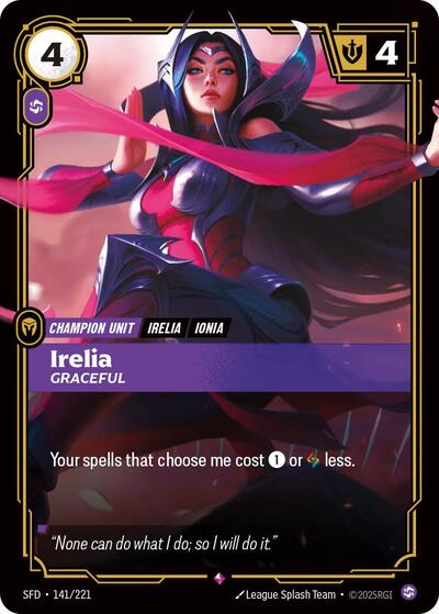 Irelia - Graceful (Rare) [SFD-141-R]