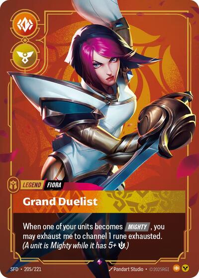 Fiora - Grand Duelist (Rare) [SFD-205-R]