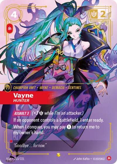 Vayne - Hunter (Showcase) [SFD-223-S]