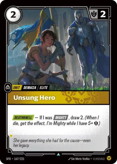 Unsung Hero (Uncommon) [SFD-167-U]