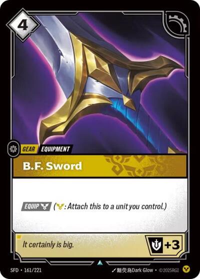 B.F. Sword (Uncommon) [SFD-161-U]