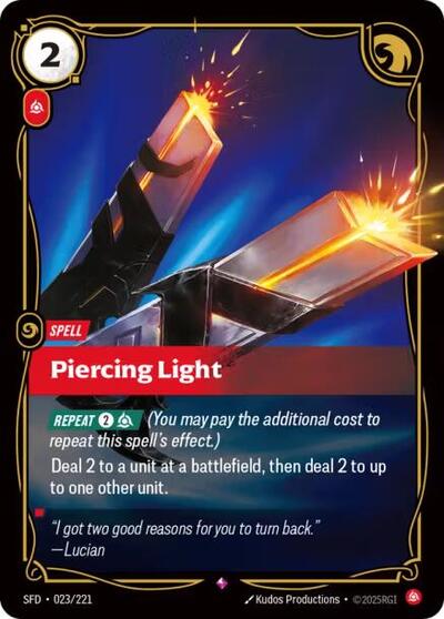 Piercing Light (Rare) [SFD-023-R]