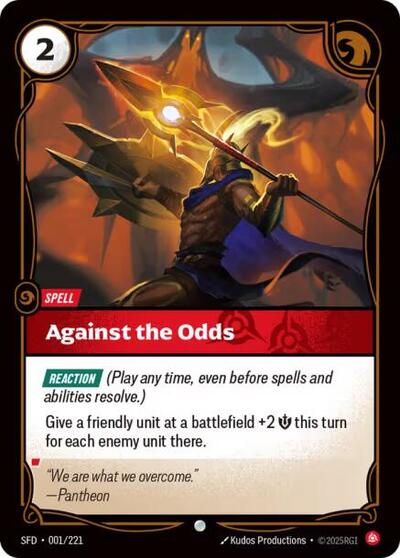 Against the Odds (Common) [SFD-001-C]