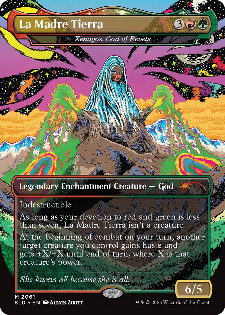 Xenagos, God of Revels - Borderless - Full Art [SLD-2061]